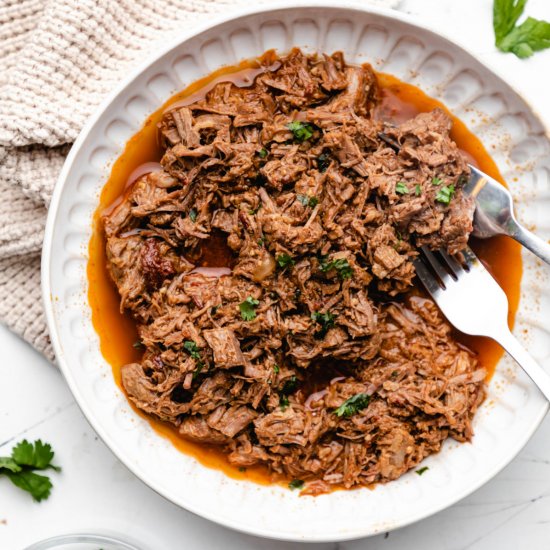 Instant Pot Mexican Shredded Beef