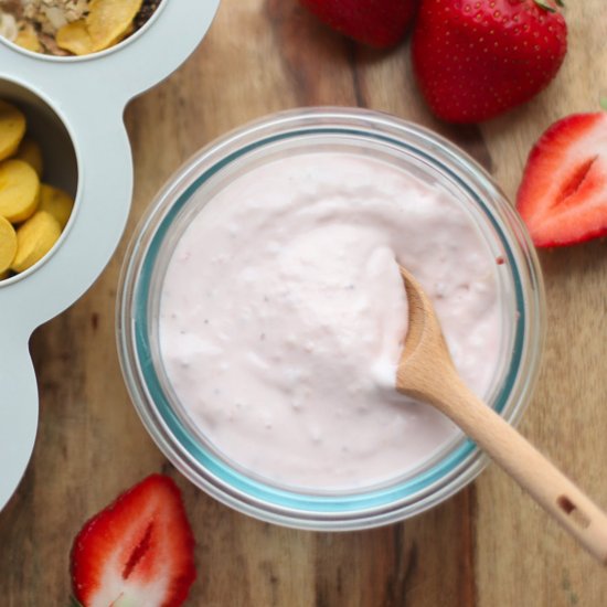 Strawberry yogurt