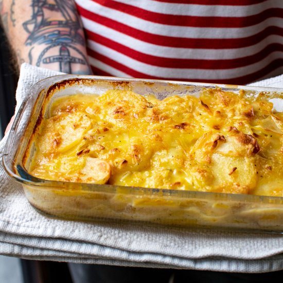 Vegan Dauphinoise Potatoes