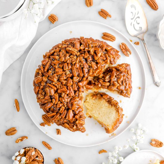 Pecan Pie Upside Down Cake