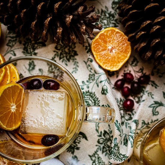 Cranberry, Clementine Old Fashioned