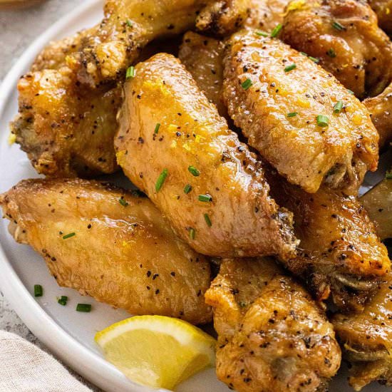 Lemon Pepper Chicken Wings