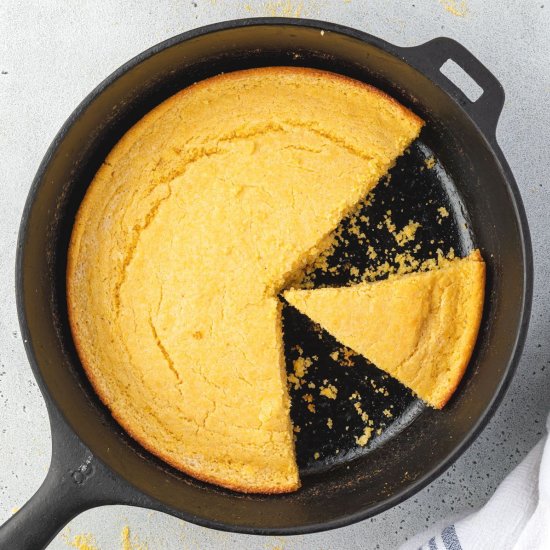 Southern Cornbread without Buttermi