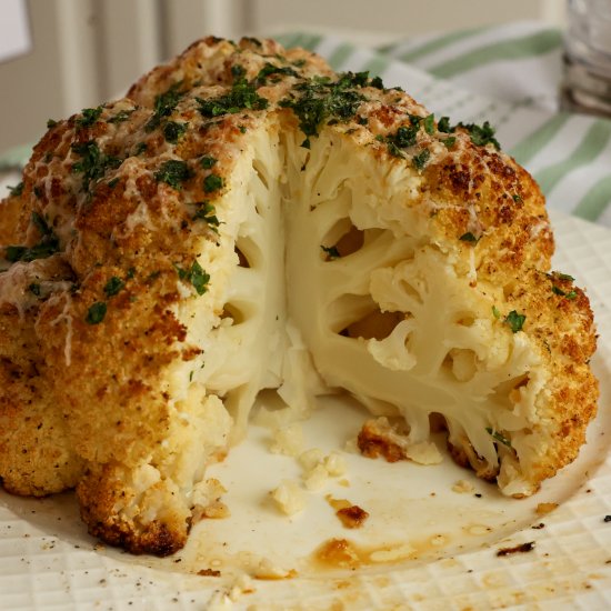 Whole Roasted Cauliflower