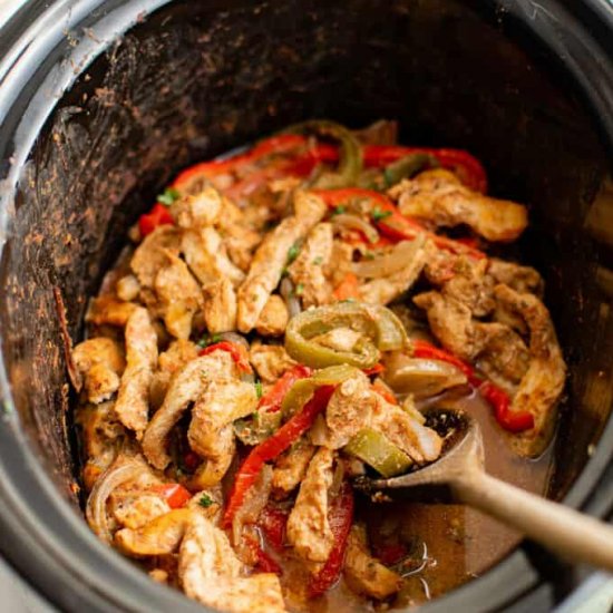 Crockpot Chicken Fajitas