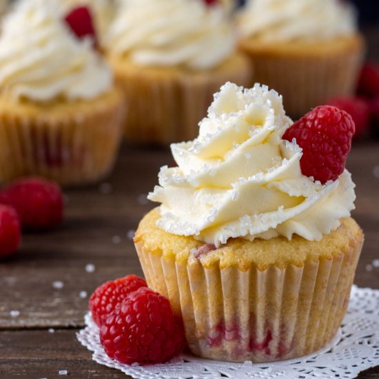 Raspberry Cupcakes