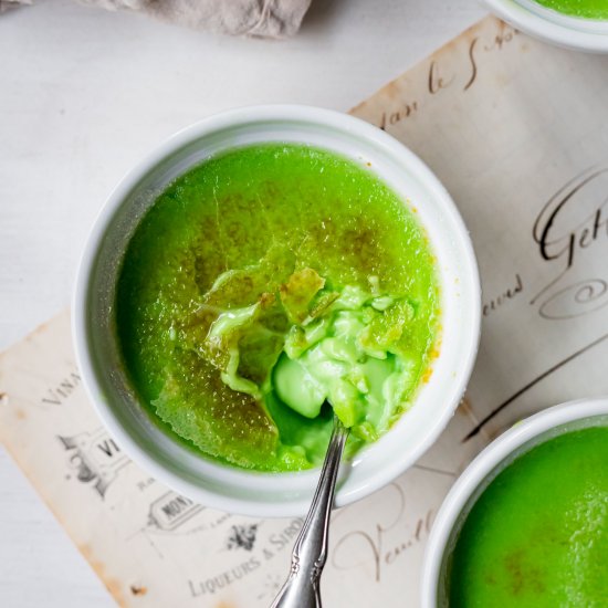 Pandan Creme Brulee