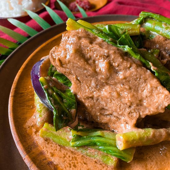 Beef Kare Kare Filipino Peanut Stew