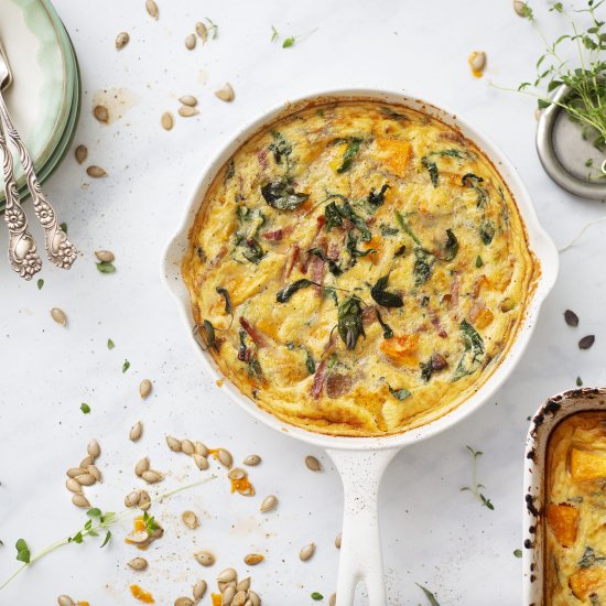 Butternut Squash Frittata with Sage