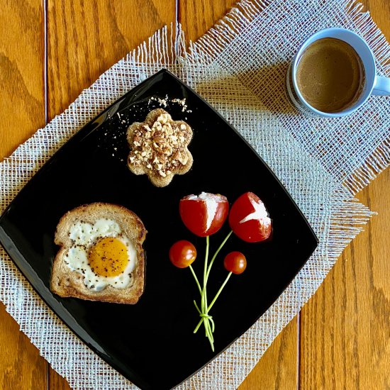 A Simple yet Pretty Breakfast Plate