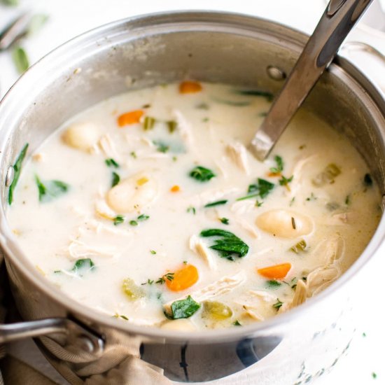 Creamy Chicken Gnocchi Soup