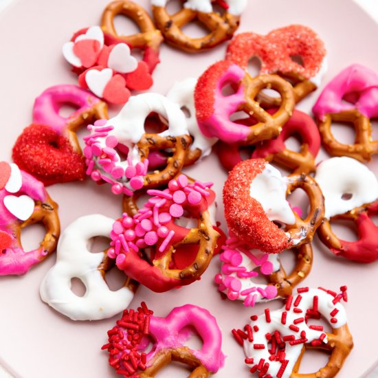 Valentine’s Day Pretzel Candy