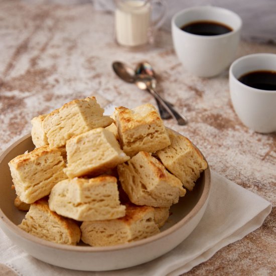 Square Buttermilk Biscuits