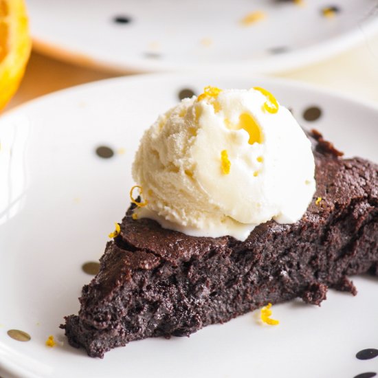 Flourless Chocolate Orange Cake