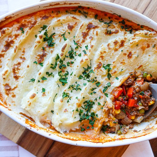 Ground Turkey Shepherd’s Pie