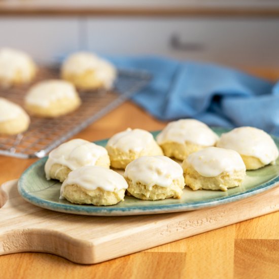 Perfect Glazed Lemon Cookies