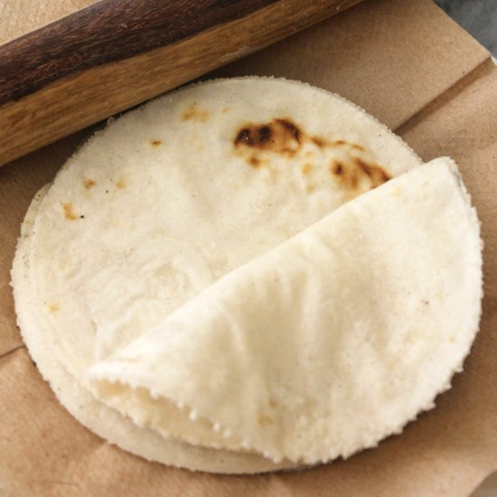 Rice flour tortilla