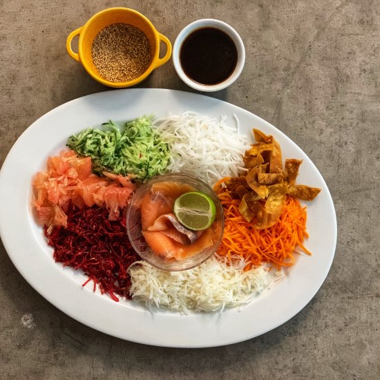 Homemade Yee Sang