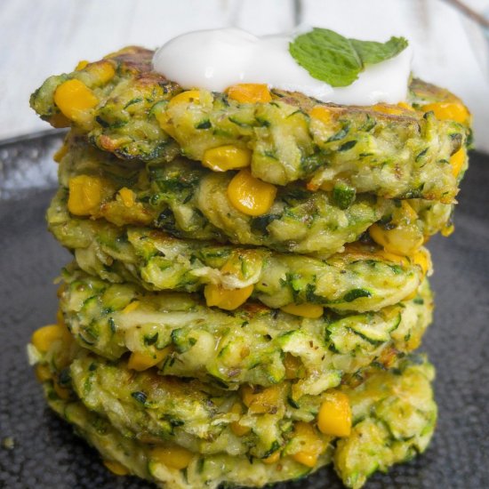 Courgette & Sweetcorn Fritters