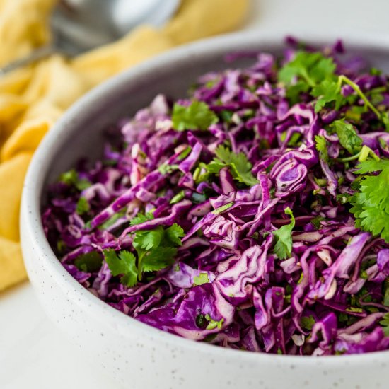 Red Cabbage Slaw