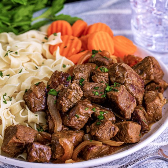 Slow Cooker Steak Bites