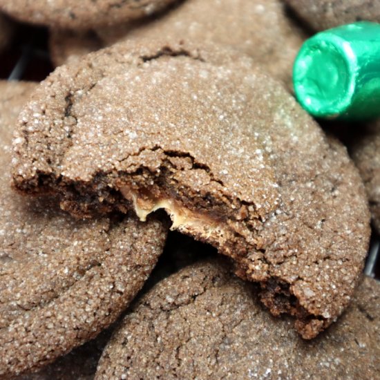 Rolo Stuffed Cookies