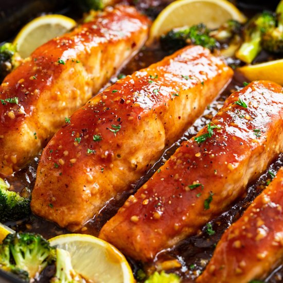 Honey Glazed Salmon