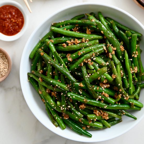 Chinese Garlic Green Beans