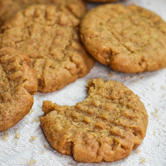 Peanut Butter Miso Cookies