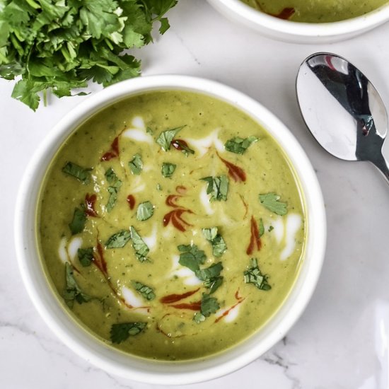 Roasted Poblano Soup