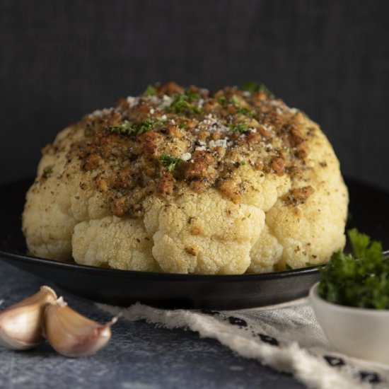 Whole Roasted Italian Cauliflower