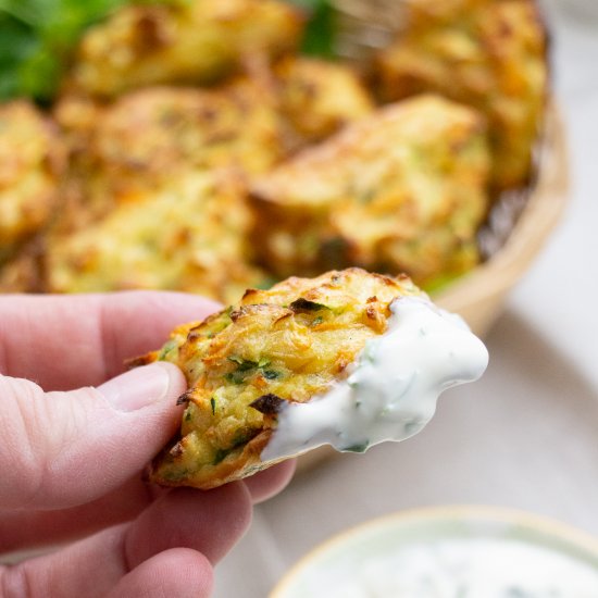 Air Fryer Zucchini Fritters