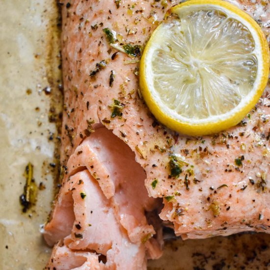 Easy Oven Baked Salmon Recipe