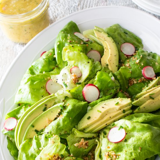 Simple Butter Lettuce Salad