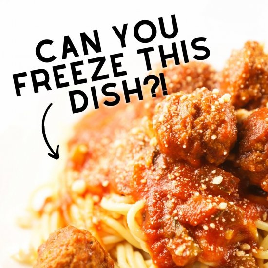 Can You Freeze Spaghetti & Meatball