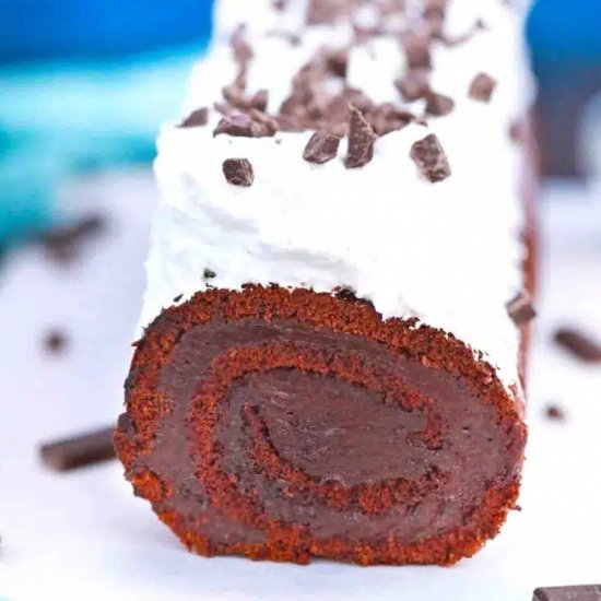 French Silk Cake Roll