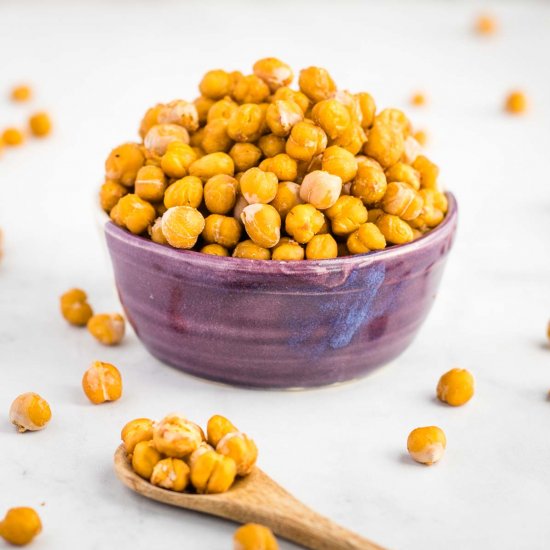 Healthy Roasted Chickpeas