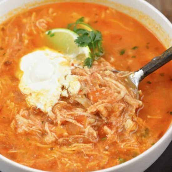 Chicken Enchilada Soup