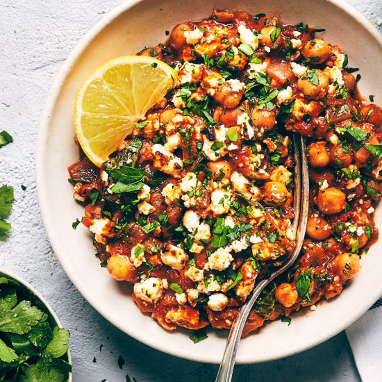 Mediterranean Chickpea Casserole