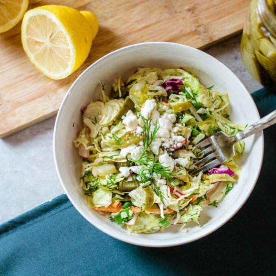 Dill Pickle Chopped Salad