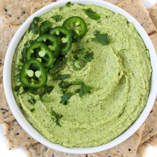 Cilantro Jalapeno Hummus