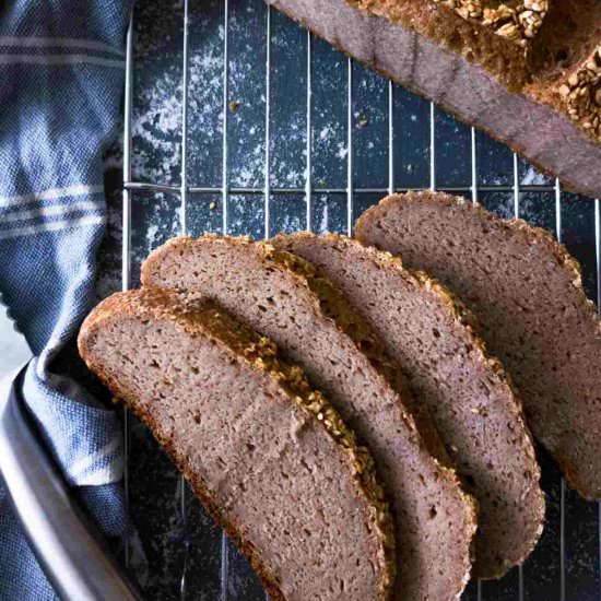 GF Buckwheat Sourdough Bread