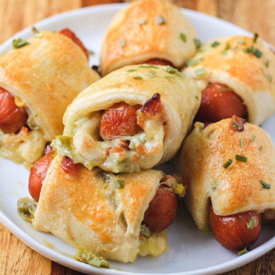 Jalapeño Popper Pigs in a Blanket