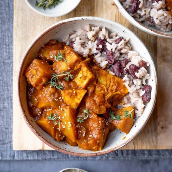 Jamaican Curried Jackfruit