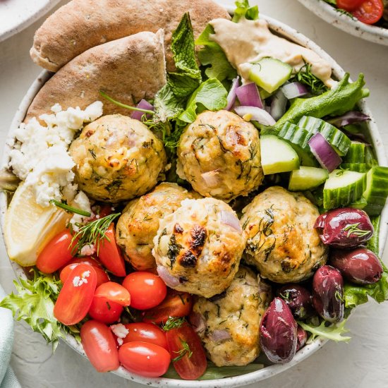 Greek Chicken Meatballs