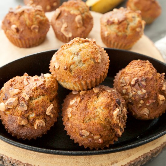 Air Fryer Banana Muffins