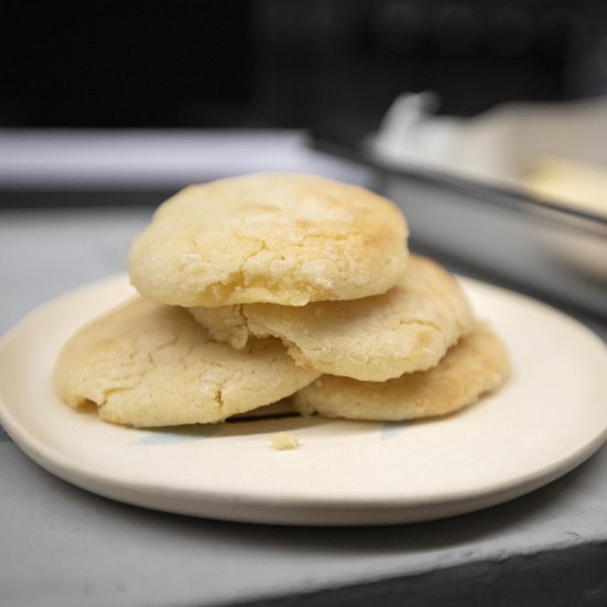 Rustic lemon cookies