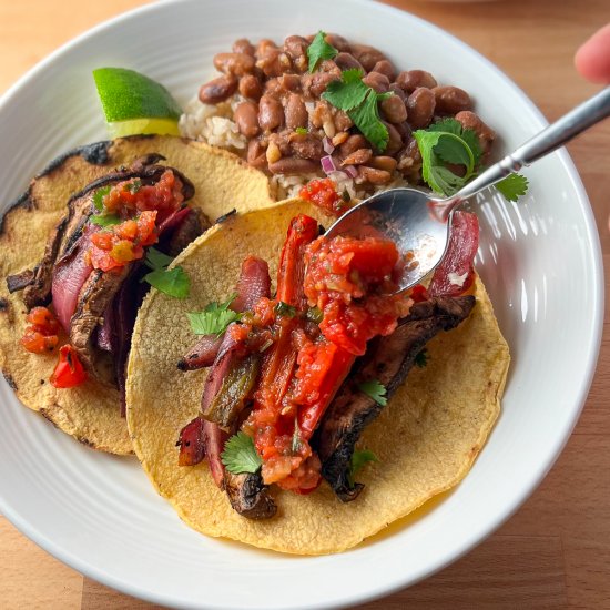 Mushroom Fajitas