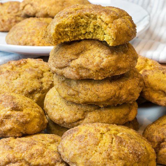 Pumpkin Snickerdoodle Cookies