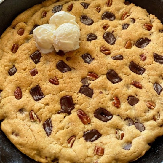 Vegan Skillet Cookie